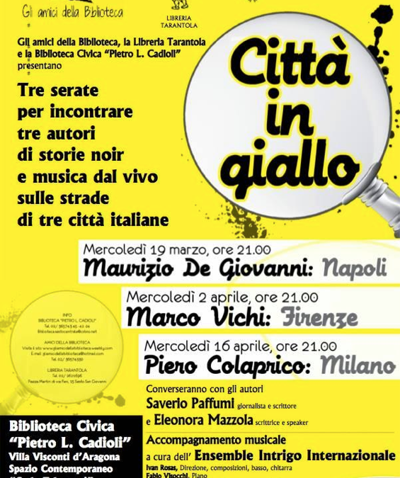 Città in giallo – Conversando con Maurizio De Giovanni