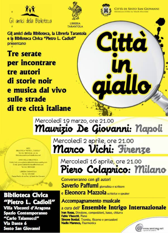 Città in giallo – Conversando con Maurizio De Giovanni